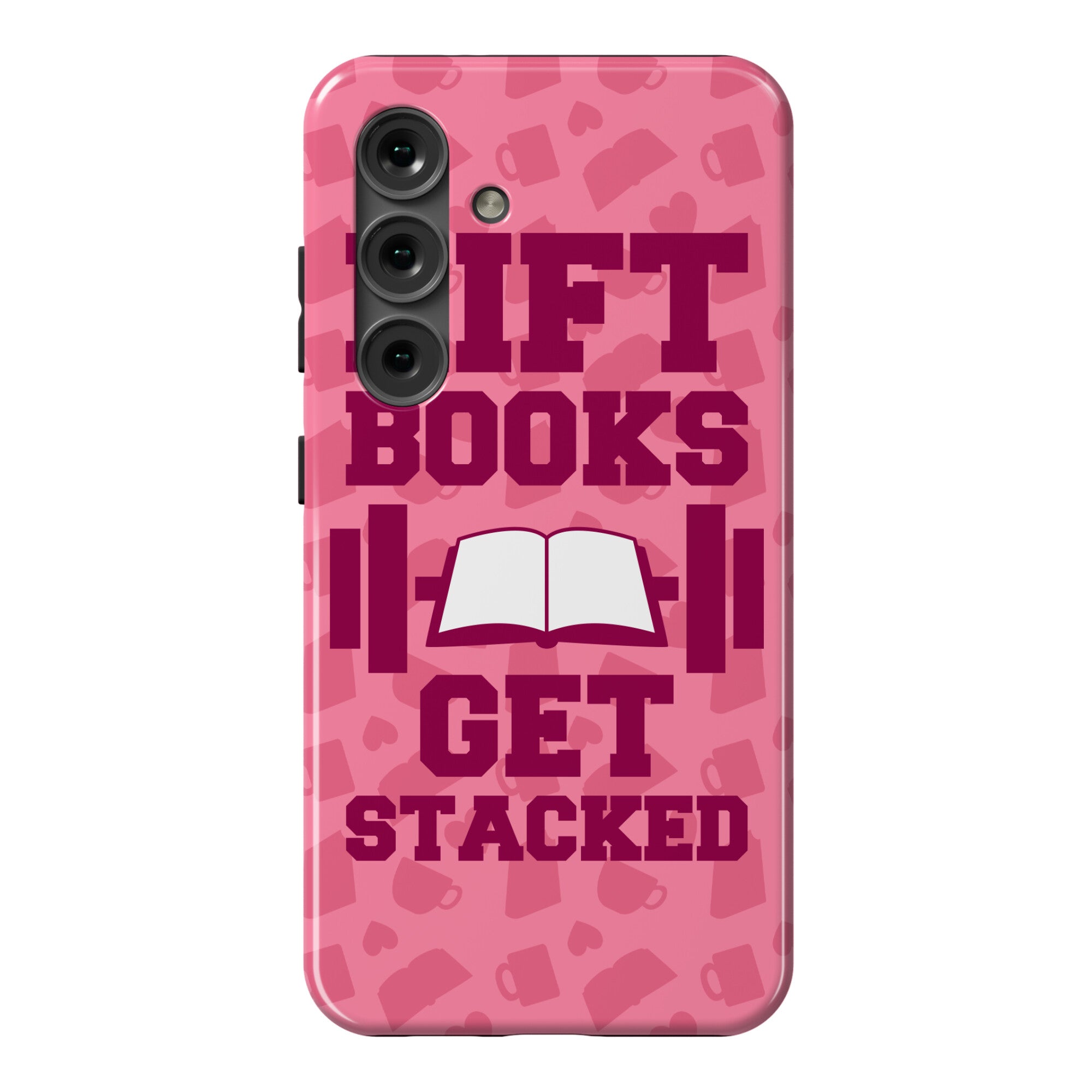 Lift Books, Get Stacked Phone Case